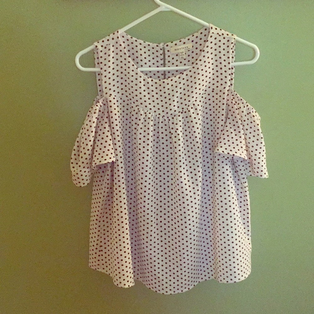 cute junior size off the shoulder top